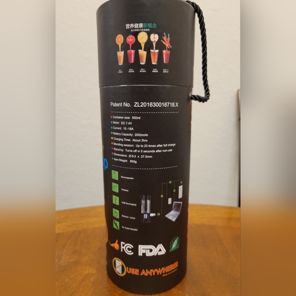 Portable Cordless Rechargeable Personal Blender - Picture 5 of 7